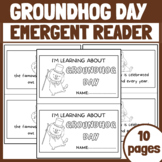 Groundhog Day Emergent Reader | Groundhog Day Reading | Gr