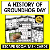 Groundhog Day Escape Room - Task Cards - Reading Comprehen