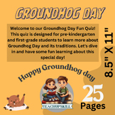 Groundhog Day Fun Activity puzzle, coloring pages, Quiz 2024
