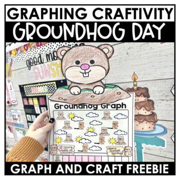 Preview of Groundhog Day GRAPH + CRAFT Activity CLASS PREDICTION GRAPH