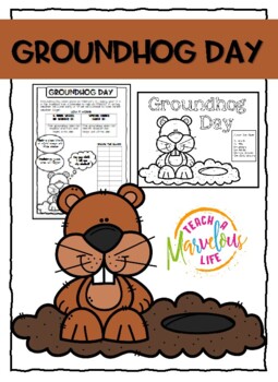 Preview of Groundhog-Day-Graphing-Color-By-Sum