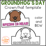 Groundhogs Day Hat Groundhog's Crown Template