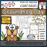 Groundhog Day Literacy & Math Activities | Groundhog Day W