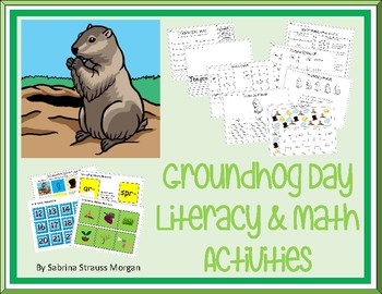 Preview of Groundhog Day - Literacy & Math Packet