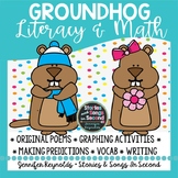Groundhog Day Literacy Pack | Reading Writing and Graphing