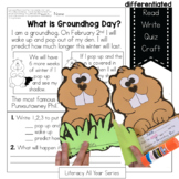 Groundhog Day - Literacy and Craft
