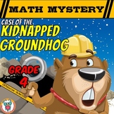 4th Grade Groundhog Day Math Mystery Activity - Printable 