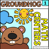 Groundhog Day Math Centers First Grade