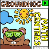 Groundhog Day Math Centers Kindergarten