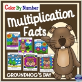 Groundhog Day Math: Color By Number Multiplication