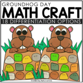 Groundhog Day Math Craft | Groundhogs Day Craft Activity