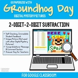 Groundhog Day Math Double Digit Subtraction Google Classro