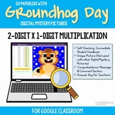 Groundhog Day Math Multiplication Google Pixel Art Activit