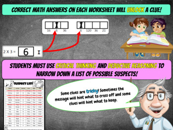 3 super teacher worksheet grade by Groundhog Grade) J's Math Mystery Mrs Day (3rd Activity