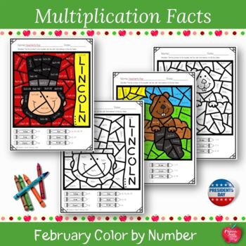 Preview of Groundhog Day Math & Presidents Day Math Activities