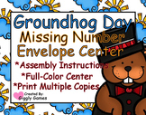 Groundhog Day Missing Number Envelope Center