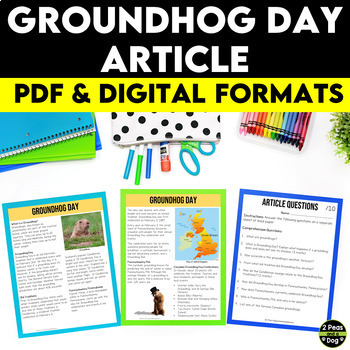 Preview of Groundhog Day Non-Fiction Article