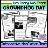 Groundhog Day Nonfiction Interactive Text for Upper Elementary