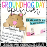 Groundhog Day Opinion Writing Craftivity