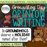Groundhog Day Opinion Writing Lesson & Activity