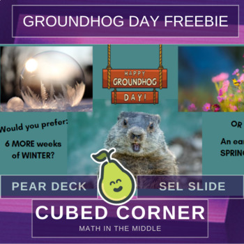 Preview of Groundhog Day Pear Deck Freebie