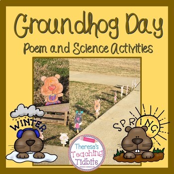 Preview of Groundhog Day Poem and Science Activities