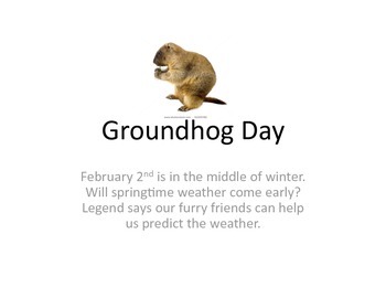 Preview of Groundhog Day PowerPoint