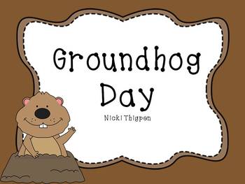 Preview of Groundhog Day Quick Activities