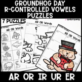 Groundhog Day R Controlled Vowels Puzzles