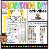 Groundhog Day Reader, Crowns/Hats, Anchor Chart, and Graph