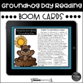 Groundhog Day Reading Comprehension Boom Cards™ - Digital