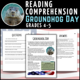 Groundhog Day Reading Comprehension Differentiated | 4th &