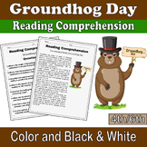 Groundhog Day Reading Comprehension for 4th/6th Grade