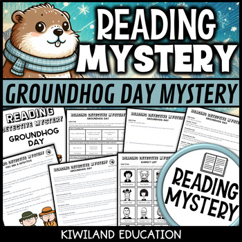 Preview of Groundhog Day Reading Detective Mystery Comprehension Activities and Questions