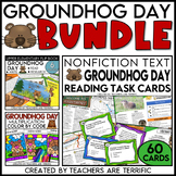 Groundhog Day Reading, Math, Color by Number Bundle