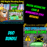 Groundhog Day Reading Mystery Duo Bundle - Worksheets & Di