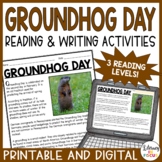 Groundhog Day Reading Passages & Writing Activities | Prin