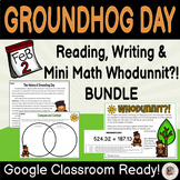 Groundhog Day Reading, Writing and Math Bundle