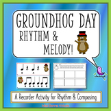 Groundhog Day Rhythm and Melody-Write the Room
