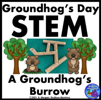 Preview of Groundhog Day STEM Activity – A Groundhog’s Burrow
