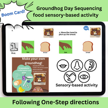 Preview of Make Your Own-  Groundhog Day Sensory-Based Sequencing Activity