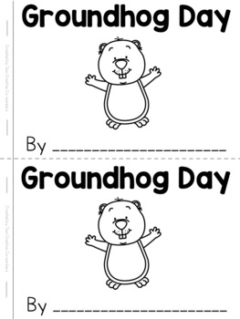 Preview of Groundhog Day / Sight Word Emergent Reader | Mini Book