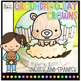 Groundhog Day Student Crowns/Hats | English and Spanish