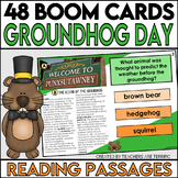 Groundhog Day Nonfiction Reading Boom Cards - Digital