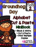 Groundhog Day Uppercase Lowercase Alphabet Mini Book