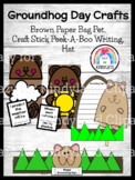 Groundhog Day Craft Activities: Paper Bag Puppet, Craft St