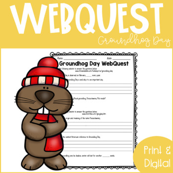 Preview of Groundhog Day WebQuest