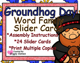Groundhog Day Word Family Slider Cards