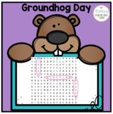 Groundhog Day Word Search for Second Grade