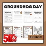 Groundhog Day Work Packets Bundle - Reading Comprehension,